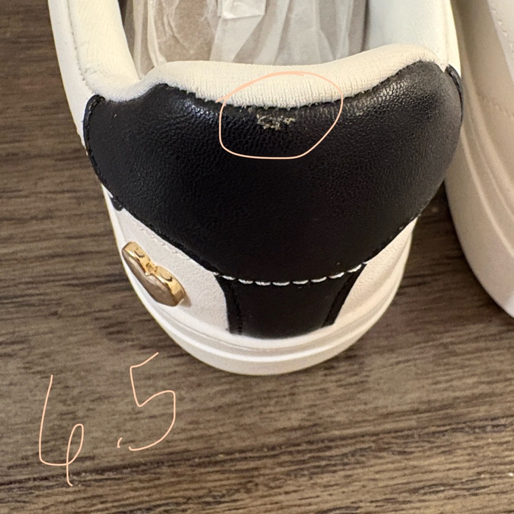 NEW [Karl Lagerfeld] Candace Signature Logo Sneakers Black/White Women’s 6 & 6.5 - Picture 10 of 12